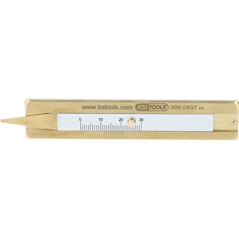 KS Tools Reifenprofil-Tiefenmesser 0 - 30 mm - 300.0537 (1/5)