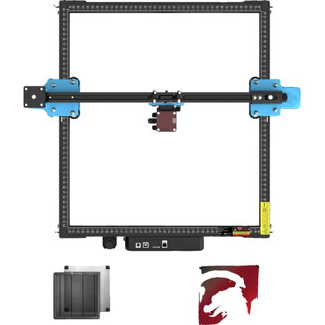 Grabadora láser, área de grabado de 300x300 mm, alta precisión, conjunto 3 en 1, TTS-10 Pro-c, enchufe europeo de 100V-240V (1/2)
