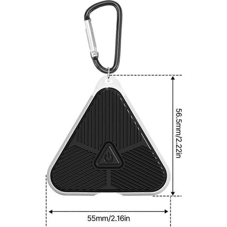 Répulsif portable à ultrasons, 2 modes d'éclairage, réduit la perte d'animaux domestiques, à suspendre, pour intérieur et extérieur. (1/4)