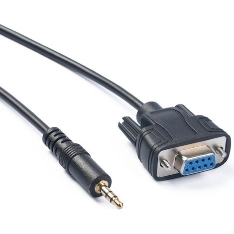 DB9 RS232 serielles Audiokabel DB9-Buchse RS232 auf 3,5-mm-Stereo-Klinkenstecker-Anschlusskabel für Funkgeräte (1/4)