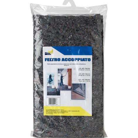 FELTRO ACCOPPIATO ANTISCIVOLO BUSTA DA 1X3,5 MT 220 GRAMMI SET 5 PEZZI - BIACCHI GIANFRANCO (1/4)