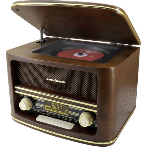 Chaîne stéréo DAB+/FM-RDS NR961 – Radio et enceinte pour salle de bain – Bluetooth, port USB, lecteur CD-MP3 – Égaliseur préprogrammé – Soundmaster