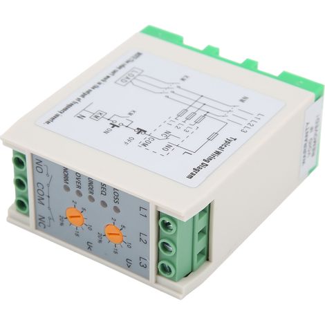 JVR-380W Phasenfolgeschutzrelais, Wechselstrom 380V 50/60Hz Spannungsschutz, Überspannungs- und Unterspannungsschutzgerät für dreiphasige elektrische Anlagen. (1/5)
