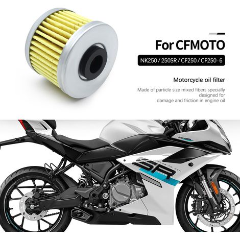 CFMoto 250NK oil filter, CF250SR oil filter element, oil filter and other accessories.