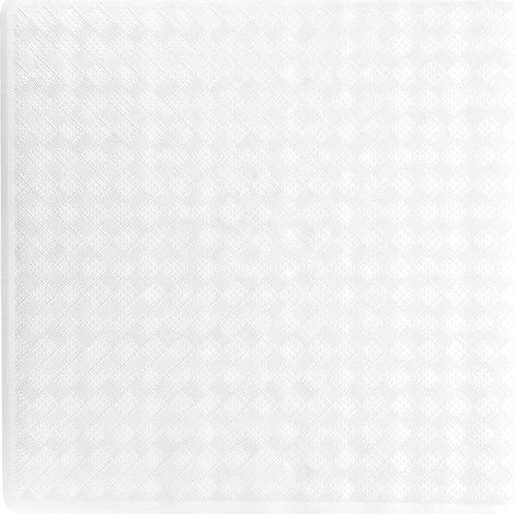 Duschrückwand aus naturkautschuk 53x53 cm - weiss - Tendance