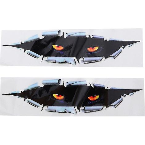 Lot de 2 autocollants 3D pour voiture en forme d'œil (1/3)