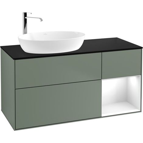 Villeroy & Boch F932GFGM Armoire sous-lavabo Finion F93 (1/2)