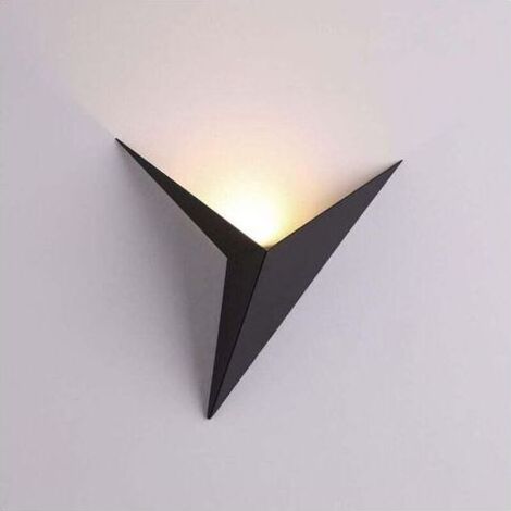 Applique Murale Interieur Lampes Murales Noires LED Etanches Chaud Appliques Murales pour Salon Chambre [Classe énergétique F] (1/4)