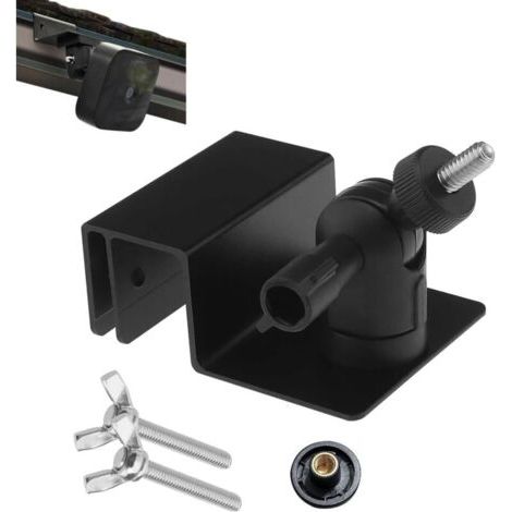 Support de gouttière pour caméra Blink Outdoor (4ème génération) et caméra Blink XT/XT2, arceau en aluminium réglable à 360 °, accessoire pour caméra Blink Mini/Mini 2, noir (1/5)