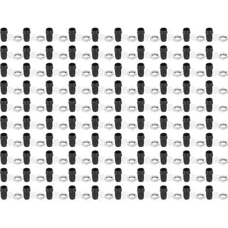 de 100 supports de LED chromés en plastique de 3 mm pour (1/5)