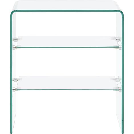 Maison Exclusive - Tavolino da Salotto 50x40x56 cm in Vetro Temperato (1/5)