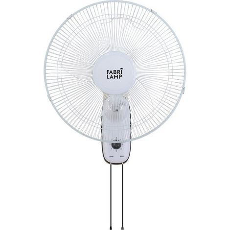 Ventilador Pared Cudo Blanco 3 Vel. 45w Oscilante 5 Aspas Transp. 53x43x30 Cm (1/2)