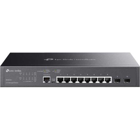 TP-Link Omada SG3210 switch di rete Gestito L2/L3 Gigabit Ethernet (10/100/1000) 1U Nero