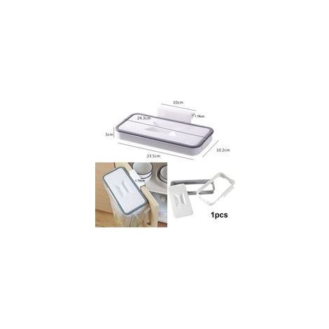 Support pour sac poubelle avec clip de fixation pour tiroir/porte/meuble, idéal pour camping-car, voyages, maison, cuisine, tri sélectif Product Name (1/4)