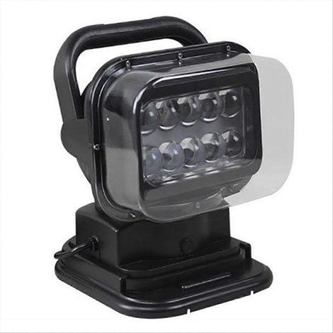 Projecteur magnétique marin télécommandé de 50 W, adapté aux camions, UTV, SUV, navires et automobiles.