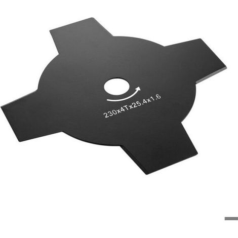 Couteau À Herbe - 4 Dents - 230 mm - Pour Débroussailleuse - Unité (1/2)