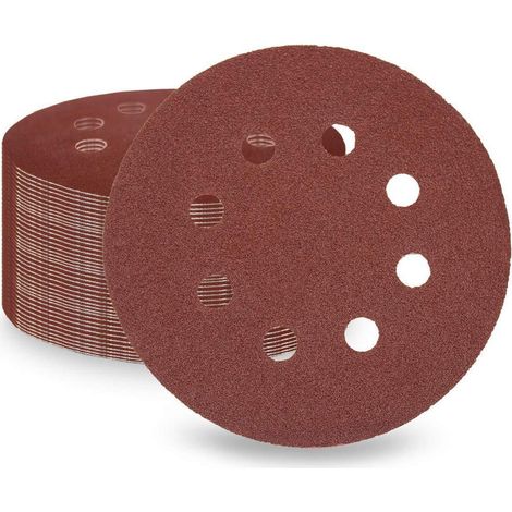 Schleifscheiben 125 mm 80 Körnung Klett 100 Stück 80 x 100 Stück (1/5)