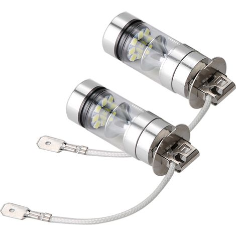H3 6000K 100W 20-SMD Hochleistungs-LED-Lampen für Nebelscheinwerfer und Tagfahrlicht (1/5)