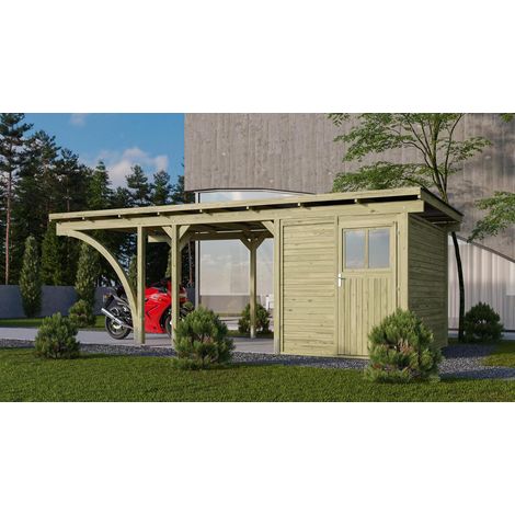 Carport einzel Eco 2 B kdi 304x676x229