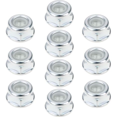 Lot de 10 écrous de Lame M10x1,25 à Filetage Gauche 679075001 Compatible avec 10 (1/5)