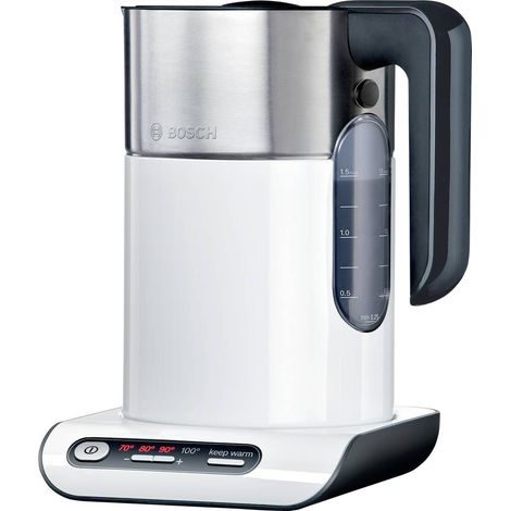 Bosch TWK8611P Bollitore Elettrico 1,5Lt 2400 W Antracite-Acciaio Inossidabile-Bianco (1/5)