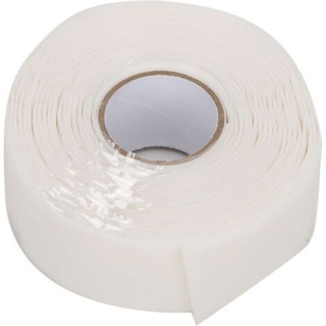 Ruban étanche à forte adhérence, fournitures de réparation de tuyaux en PVC PPR, largeur de 2.5cm, rouge/blanc (1/5)