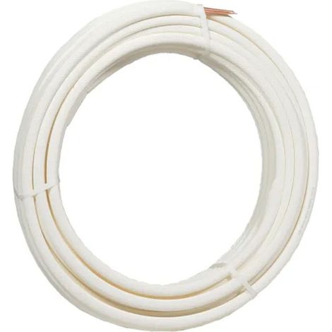Tubo di rame per refrigerazione da 1/2", 25 metri Tubo isolato per condizionamento dell'aria, refrigerazione e controllo clima