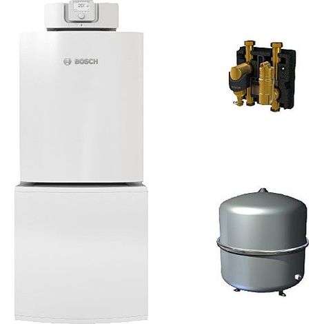 BOSCH Gas-Brennwertpaket Bopa GC7F15, Condens GC7000 F 22, WST 135-2 HRC, HS25/6 MSL