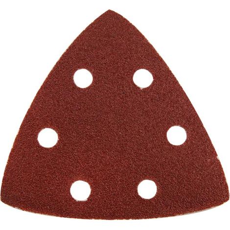 EXTOL Delta-Schleifpapier, 20 Stück, 93 mm, Körnung P180, 6 Löcher, Artikelnummer 8803887