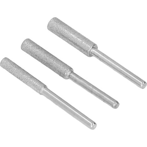 Lot de 30 meules affuteur scie à chaîne 4,0 4,8 5,5 mm calcaire émeri lime meuleuse queue 3 mm accessoire (1/5)