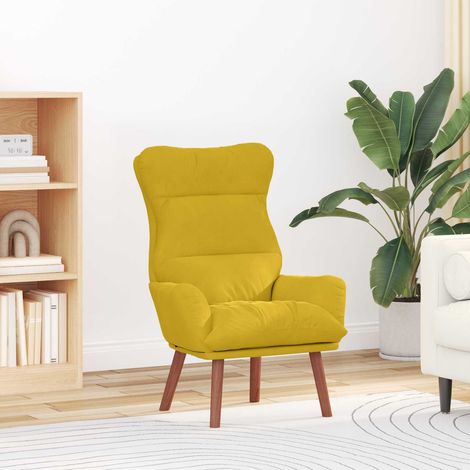 Teenpull – Sessel Gelb 69 x 74 x 93 cm Samt (1/5)