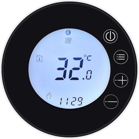 Contrôleur de température programmable de thermostat intelligent d'affichage à cristaux liquides de WiFi (1/5)