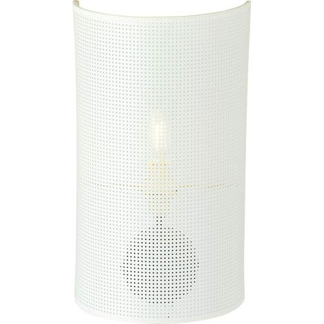 Applique murale métal Emibig Aston blanc/or 1xE14 10W (1/5)