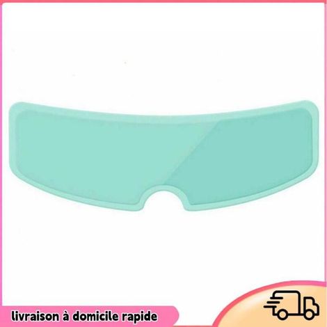 Dilwe Film Anti-Buée pour Visière de Casque de Moto - Protection Universelle (1/4)