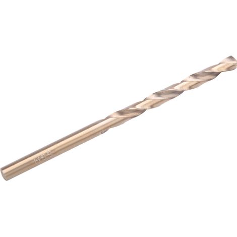 10 forets hélicoïdaux à queue droite HSS CO pour plaques en acier inoxydable et en fer (4,0 mm) (1/5)
