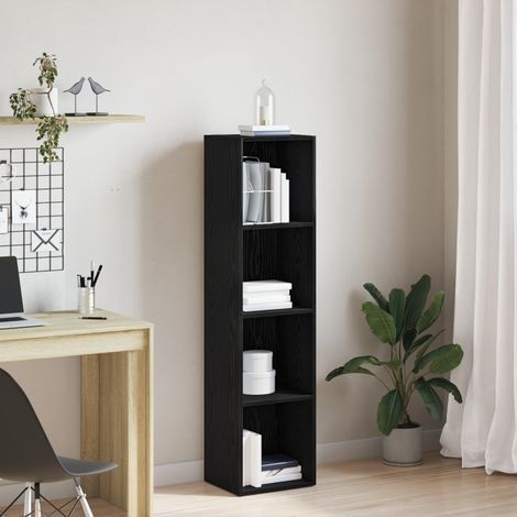 vidaXL Bibliothèque 4 niveaux 36 x 30 x 143 cm Bois d'ingénierie (1/5)