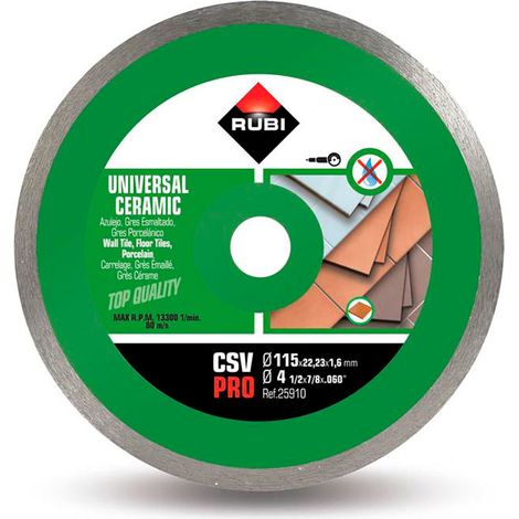 Diamantscheibe csv 115 pro 25910 rubi