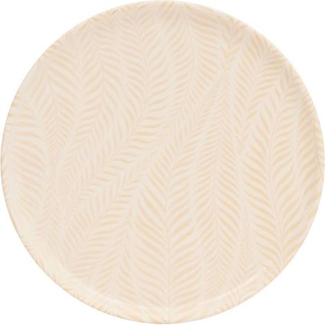 Lot de 6 Assiettes à Dessert "Gina" 22cm Crème