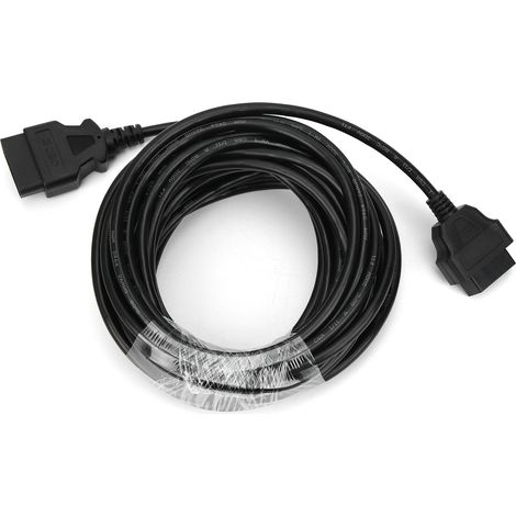 Câble d'extension OBD2 16 broches mâle vers femelle pour diagnostic automobile 10 mètres (1/5)