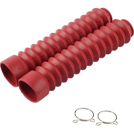 Soufflets de fourche avant de moto 210,5 x 42 mm, protection anti-poussière et amortisseur (1/5)