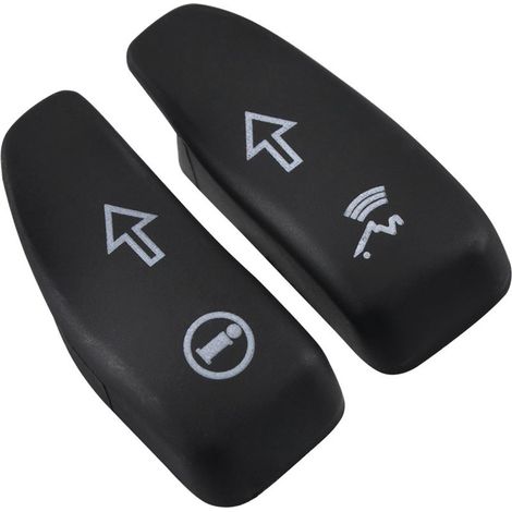 Accessoire moto : cache-bouton de direction allongé pour Harley Glide 14 ans et plus (1/5)