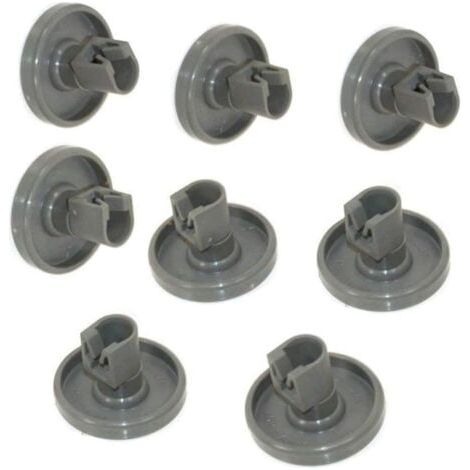 Roulettes Lave Vaisselle pour Panier Inférieur - Compatible avec Privileg, Faure, AEG, Electrolux, Zanussi... Jeu Complet de 8 Roues (1/5)