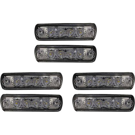 Lot de 6 feux de pare-soleil LED 24 V pour camions MAN TGX (référence TGS 81252606121) (1/5)