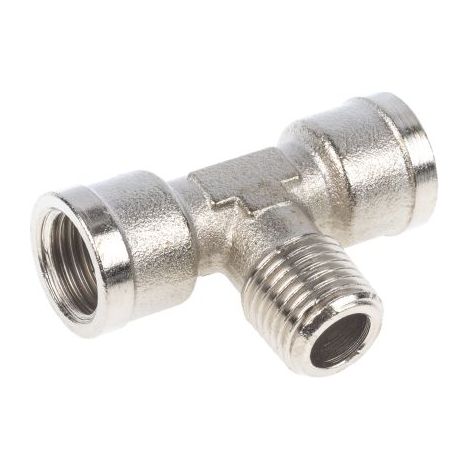Adaptateur fileté en T Legris 0916 vers G 1/4 Femelle G 1/4 Femelle ( Prix pour Paquet de 3 )
