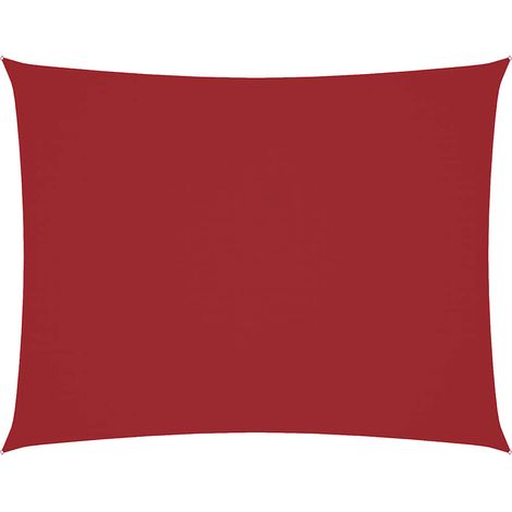 Maison Exclusive - Toldo de vela rectangular tela Oxford rojo 6x7 (1/5)