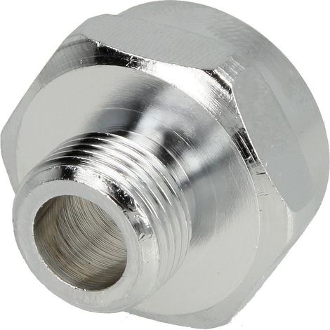 Réduction 3/4’’ FF x 3/8’’ FM métal chromé