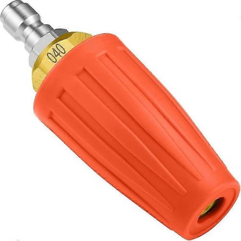 Buse turbo rotative pour nettoyeur haute pression 4000 PSI max avec raccord 1/4 pouce. WHBYV (1/4)