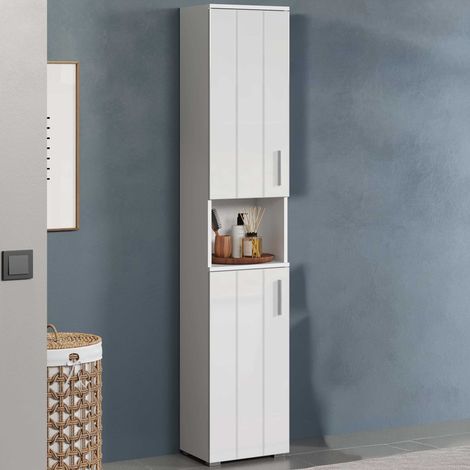 Armoire colonne Wons  37 x 31 x 192 cm  blanc