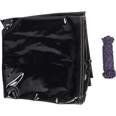 Housse de protection universelle teintée transparente pour chariot élévateur, pare-soleil, pluie, imperméable, PVC 53 X 45 pouces (1/5)