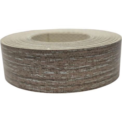 1x Bande de Chant Thermocollant 21mm x 5m Epaisseur 0,50mm Mélaminé Facile à Appliquer Bricolage Étagère Meuble Panneau Bois Durable, Chêne Lorenzo (1/3)